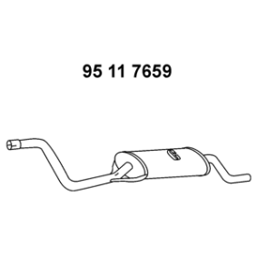 Endschalldämpfer 95 11 7659 von EBERSPÄCHER günstig für 109,46 € online kaufen