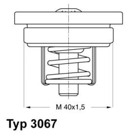 Achetez des Thermostat d'eau WAHLER 3067.83 à prix pour 16,92 €