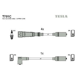 Compre Jogo de cabos de ignição da TESLA T701C a um preço baixo por 37,59 €