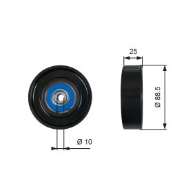 Achetez des Galet enrouleur de courroie d'accessoire GATES T36605 à prix pour 62,16 €