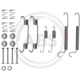 Compre Kit de accesorios de las zapatas de freno de A.B.S. online para COMBO Mk II (C) Furgón/ranchera familiar (F25) a precios moderados