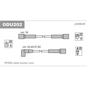 Compre Jogo de cabos de ignição da JANMOR ODU202 a um preço baixo por 15,53 €