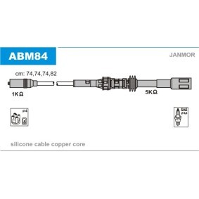 Compre Jogo de cabos de ignição da JANMOR ABM84 a um preço baixo por 122,52 €
