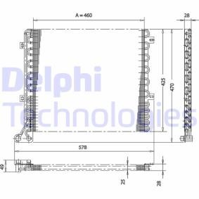 Köp Kondensor, klimatanläggning av DELPHI TSP0225167 till det låga priset 1912,72 kr