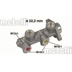 Comprar Cilindro principal de freno de METELLI 05-0189 a bajo precio de 67,40 €