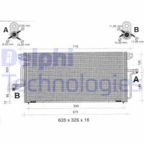 MITSUBISHI Klimakondensator von DELPHI