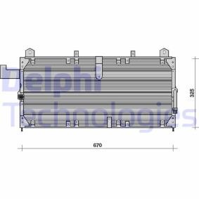 Köp Kondensor, klimatanläggning av DELPHI TSP0225066 till det låga priset 2421,94 kr