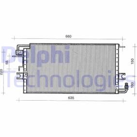 Compre Condensador, ar condicionado da DELPHI TSP0225386 a um preço baixo por 167,91 €