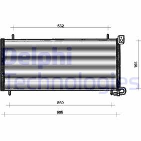 Köp Kondensor, klimatanläggning av DELPHI TSP0225090 till det låga priset 2322,06 kr
