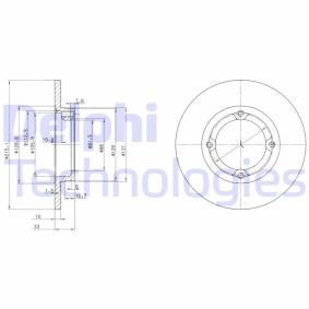 Compre Disco de travão da DELPHI BG2400 a um preço baixo por 20,65 €
