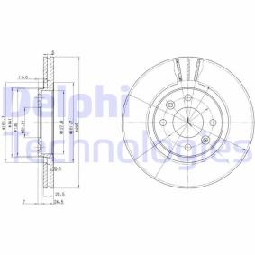 Compre Disco de travão da DELPHI BG2448 a um preço baixo por 53,51 €
