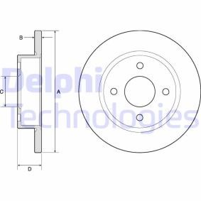Compre Disco de travão da DELPHI BG2683 a um preço baixo por 22,20 €