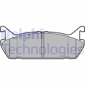 Compre Pastilhas de travão da DELPHI LP931 a um preço baixo por 15,88 €