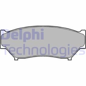 Compre Pastilhas de travão da DELPHI LP967 a um preço baixo por 20,46 €