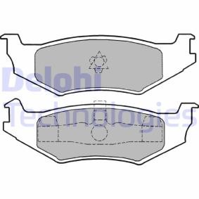 Compre Pastilhas de travão da DELPHI LP1159 a um preço baixo por 19,30 €