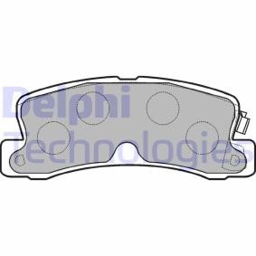 Compre Pastilhas de travão da DELPHI LP834 a um preço baixo por 20,97 €