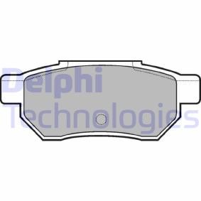 Compre Pastilhas de travão da DELPHI LP562 a um preço baixo por 15,67 €