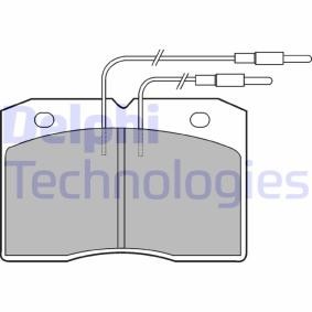 Compre Pastilhas de travão da DELPHI LP501 a um preço baixo por 24,19 €