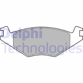 Compre Pastilhas de travão da DELPHI LP505 a um preço baixo por 15,42 €