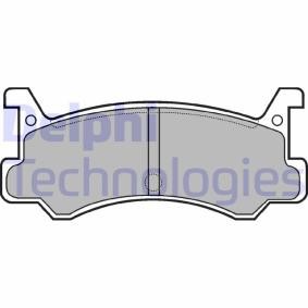 Compre Pastilhas de travão da DELPHI LP521 a um preço baixo por 17,18 €