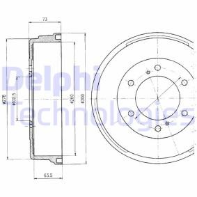 Acquista Tamburo freno da DELPHI BF241 a buon mercato per soli 51,15 €