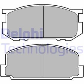 Compre Pastilhas de travão da DELPHI LP356 a um preço baixo por 25,03 €