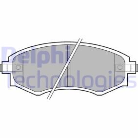 Compre Pastilhas de travão da DELPHI LP606 a um preço baixo por 21,93 €