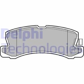 Compre Pastilhas de travão da DELPHI LP611 a um preço baixo por 21,08 €