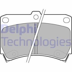 Compre Pastilhas de travão da DELPHI LP743 a um preço baixo por 18,15 €