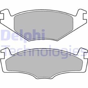 Compre Pastilhas de travão da DELPHI LP421 a um preço baixo por 16,45 €