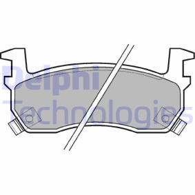 Compre Pastilhas de travão da DELPHI LP635 a um preço baixo por 17,54 €