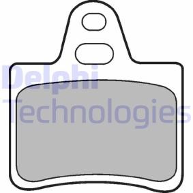 Compre Pastilhas de travão da DELPHI LP655 a um preço baixo por 15,60 €