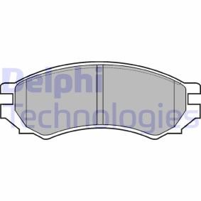 Compre Pastilhas de travão da DELPHI LP670 a um preço baixo por 19,21 €