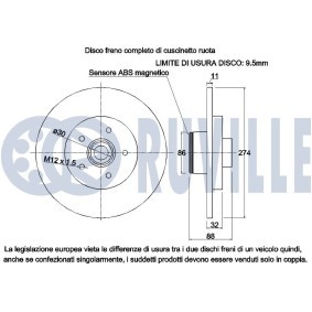 Compre Polea de inversión y guía, correa de distribución de RUVILLE online para SAFRANE I (B54_) a precios moderados