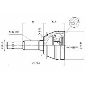 Comprar Juego de articulación, árbol de transmisión de STATIM C.138 a bajo precio de 10,77 €