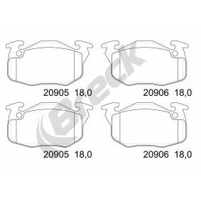 Acquista Kit pastiglie freni da BRECK 20906 00 702 00 a buon mercato per soli 17,50 €