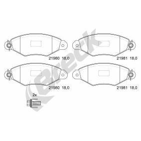 Acquista Kit pastiglie freni da BRECK 21980 00 702 00 a buon mercato per soli 24,27 €