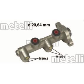 Compre Cilindro principal de freno de METELLI online para Combo C Furgoneta a precios moderados