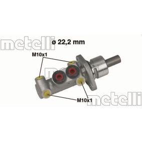 Comprar Cilindro principal de freno de METELLI 05-0302 a bajo precio de 49,87 €