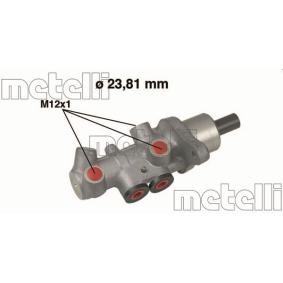 Comprar Cilindro principal de freno de METELLI 05-0536 a bajo precio de 78,93 €