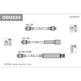 Compre Jogo de cabos de ignição da JANMOR ODU224 a um preço baixo por 11,90 €