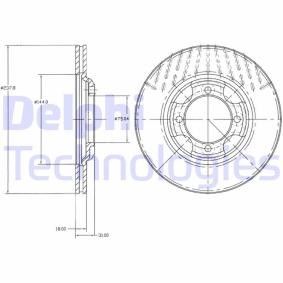 Compre Disco de travão da DELPHI BG2414 a um preço baixo por 17,27 €