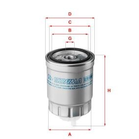 Achetez des Filtre à carburant SOFIMA S 2810 NR à prix pour 48,96 €