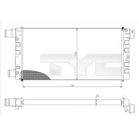 Achetez des Radiateur du moteur TYC 709-0008 à prix pour 24,16 €