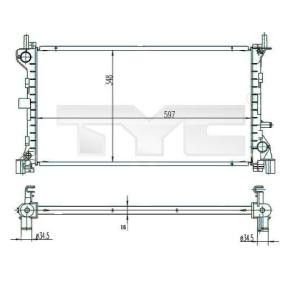 Acquista Radiatore motore da TYC 710-0039 a buon mercato per soli 84,08 €