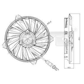 Kühlerlüfter 805-0005 von TYC günstig für 109,52 € online kaufen