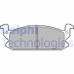 Compre Pastilhas de travão da DELPHI LP399 a um preço baixo por 23,89 €