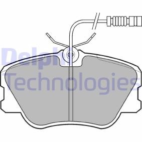 Compre Pastilhas de travão da DELPHI LP608 a um preço baixo por 22,47 €
