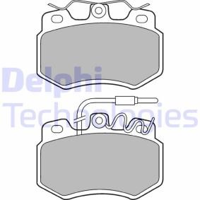 Compre Pastilhas de travão da DELPHI LP536 a um preço baixo por 16,41 €