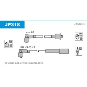 Compre Jogo de cabos de ignição da JANMOR JP318 a um preço baixo por 27,96 €
